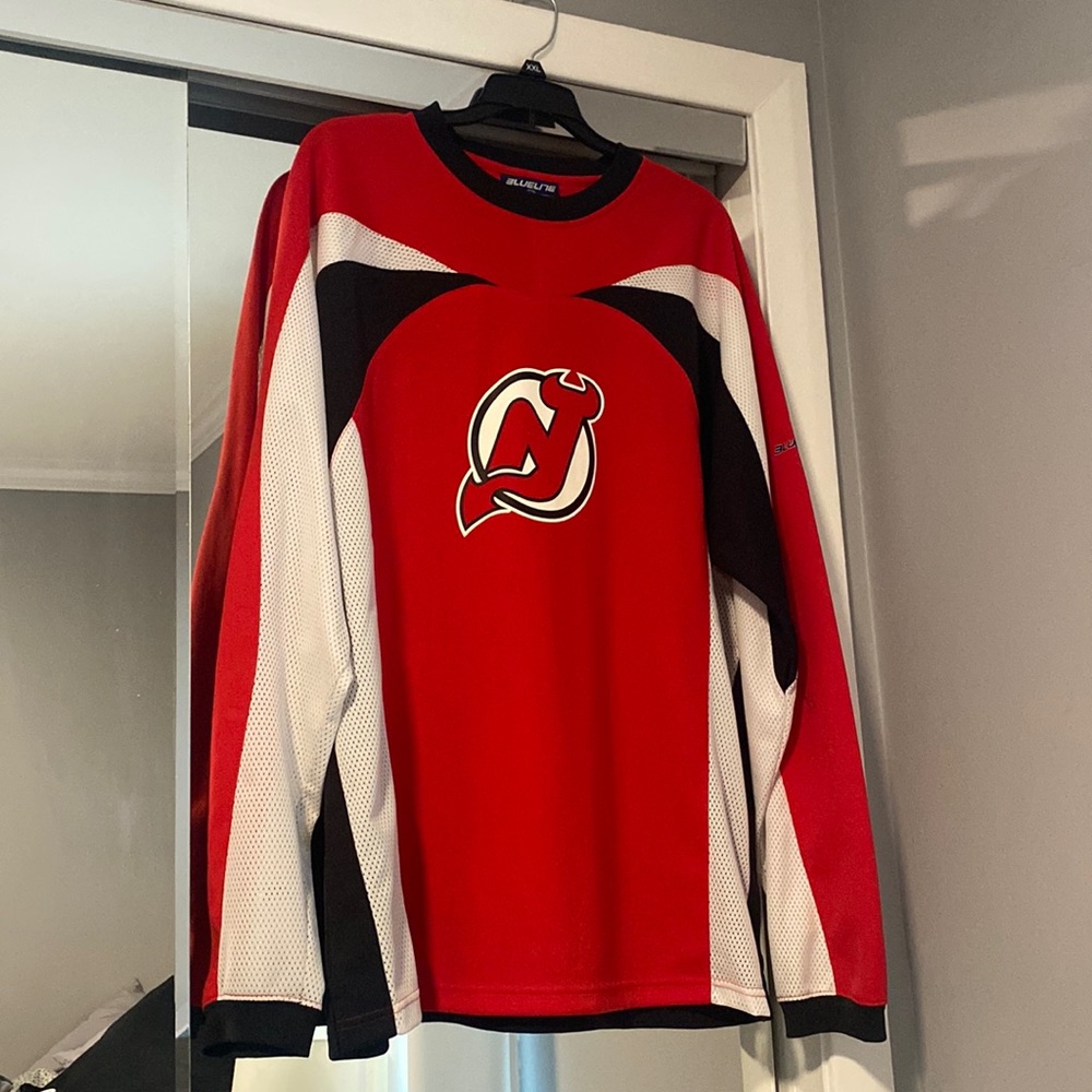 NJ devils long sleeve jersey